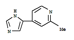 Pyridine,4-(1h-imidazol-4-yl)-2-methyl-(9ci)Structure,851262-44-7Structure Pyridine,4-(1h-imidazol-4-yl)-2-methyl-(9ci) Structure,851262-44-7Structure