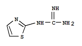 Guanidine, n-2-thiazolyl-Structure,85179-46-0Structure Guanidine, n-2-thiazolyl- Structure,85179-46-0Structure