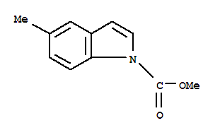 1H-indole-1-carboxylic acid,5-methyl-,methyl esterStructure,852105-08-9Structure 1H-indole-1-carboxylic acid,5-methyl-,methyl ester Structure,852105-08-9Structure