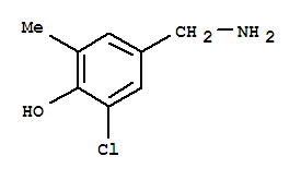 Phenol ,4-(aminomethyl)-2-chloro-6-methyl-Structure,852980-93-9Structure Phenol ,4-(aminomethyl)-2-chloro-6-methyl- Structure,852980-93-9Structure