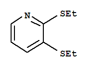 Pyridine, 2,3-bis(ethylthio)-(9ci)Structure,85330-81-0Structure Pyridine, 2,3-bis(ethylthio)-(9ci) Structure,85330-81-0Structure