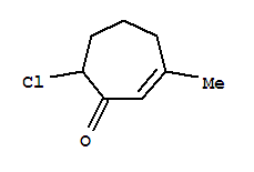 2-Cyclohepten-1-one, 7-chloro-3-methyl-Structure,85443-18-1Structure 2-Cyclohepten-1-one, 7-chloro-3-methyl- Structure,85443-18-1Structure