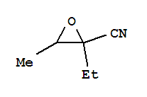 2-乙基-3-甲基-2-環(huán)氧乙烷甲腈結構式_854866-50-5結構式