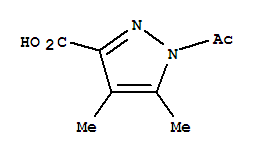 3-Pyrazolecarboxylic acid,1-acetyl-4,5-dimethyl-(3ci)Structure,856063-84-8Structure 3-Pyrazolecarboxylic acid,1-acetyl-4,5-dimethyl-(3ci) Structure,856063-84-8Structure