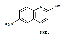 6-氨基-4-乙基氨基喹哪啶結(jié)構(gòu)式_856095-22-2結(jié)構(gòu)式