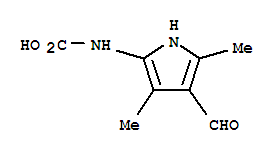 2-Pyrrolecarbamic acid,4-formyl-3,5-dimethyl-(3ci)Structure,856121-21-6Structure 2-Pyrrolecarbamic acid,4-formyl-3,5-dimethyl-(3ci) Structure,856121-21-6Structure