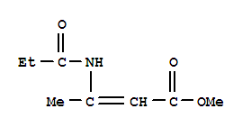 Methyl (2z)-3-(propionylamino)-2-butenoateStructure,856183-39-6Structure Methyl (2z)-3-(propionylamino)-2-butenoate Structure,856183-39-6Structure