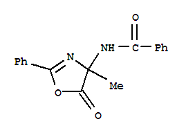 5(4)-Oxazolone,4-benzamido-4-methyl-2-phenyl-(3ci)Structure,856202-29-4Structure 5(4)-Oxazolone,4-benzamido-4-methyl-2-phenyl-(3ci) Structure,856202-29-4Structure
