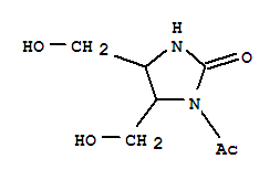 2-Imidazolidinone 1-acetyl-,4,5-bis(hydroxymethyl)-(7ci)Structure,856331-38-9Structure 2-Imidazolidinone 1-acetyl-,4,5-bis(hydroxymethyl)-(7ci) Structure,856331-38-9Structure