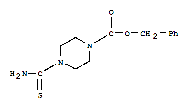 1-Piperazinecarboxylic acid, 4-(aminothioxomethyl)-, phenylmethyl esterStructure,856844-77-4Structure 1-Piperazinecarboxylic acid, 4-(aminothioxomethyl)-, phenylmethyl ester Structure,856844-77-4Structure