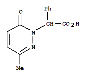 1(6H)-pyridazineacetic acid,3-methyl-6-oxo--alpha--phenyl-Structure,856847-48-8Structure 1(6H)-pyridazineacetic acid,3-methyl-6-oxo--alpha--phenyl- Structure,856847-48-8Structure