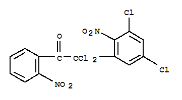 Acetophenone,-alpha-,-alpha--dichloro--alpha--(3,5-dichloro-2-nitrophenyl)-2-nitro-(4ci)Structure,857619-05-7Structure Acetophenone,-alpha-,-alpha--dichloro--alpha--(3,5-dichloro-2-nitrophenyl)-2-nitro-(4ci) Structure,857619-05-7Structure