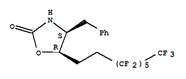 (4S,5r)-(-)-4-benzyl-5-(3,3,4,4,5,5,6,6,7,7,8,8,8-tridecafluorooctyl)-2-oxazolidinoneStructure,857637-92-4Structure (4S,5r)-(-)-4-benzyl-5-(3,3,4,4,5,5,6,6,7,7,8,8,8-tridecafluorooctyl)-2-oxazolidinone Structure,857637-92-4Structure