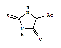 Hydantoin,5-acetyl-2-thio-(5ci)Structure,857767-02-3Structure Hydantoin,5-acetyl-2-thio-(5ci) Structure,857767-02-3Structure