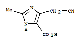 1H-imidazole-5-carboxylic acid, 4-(cyanomethyl)-2-methyl- Structure,857812-37-4Structure