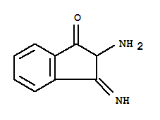 1H-inden-1-one, 2-amino-2,3-dihydro-3-imino- Structure,857936-85-7Structure