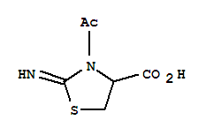4-Thiazolidinecarboxylic acid,3-acetyl-2-imino-Structure,857959-37-6Structure 4-Thiazolidinecarboxylic acid,3-acetyl-2-imino- Structure,857959-37-6Structure