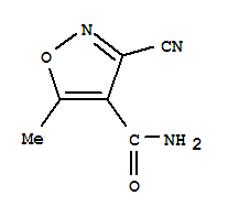4-Isoxazolecarboxamide,3-cyano-5-methyl-Structure,858489-23-3Structure 4-Isoxazolecarboxamide,3-cyano-5-methyl- Structure,858489-23-3Structure