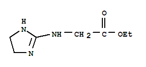 n-(4,5-二氫-1H-咪唑-2-基)-甘氨酸乙酯結構式_859451-08-4結構式