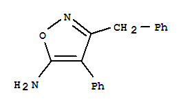Isoxazole, 5-amino-3-benzyl-4-phenyl-(5ci)Structure,860371-56-8Structure Isoxazole, 5-amino-3-benzyl-4-phenyl-(5ci) Structure,860371-56-8Structure