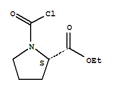 L-proline, 1-(chlorocarbonyl)-, ethyl ester (9ci)Structure,86050-92-2Structure L-proline, 1-(chlorocarbonyl)-, ethyl ester (9ci) Structure,86050-92-2Structure