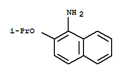 2-異丙氧基-1-萘胺結(jié)構(gòu)式_861352-57-0結(jié)構(gòu)式