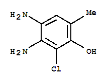 (2ci)-4,5-二氨基-6-氯-O-甲酚結(jié)構(gòu)式_861619-76-3結(jié)構(gòu)式