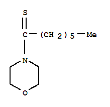 Morpholine, 4-(1-thioxoheptyl)-(9ci)Structure,86239-62-5Structure Morpholine, 4-(1-thioxoheptyl)-(9ci) Structure,86239-62-5Structure