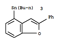 Tributyl-(2-phenylbenzofuran-4-yl)-stannaneStructure,863870-98-8Structure Tributyl-(2-phenylbenzofuran-4-yl)-stannane Structure,863870-98-8Structure