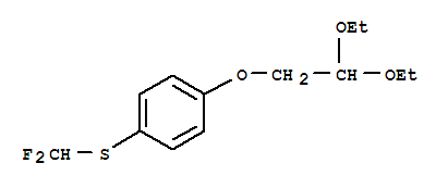 (4-(2,2-Diethoxyethoxy)phenyl)(difluoromethyl)sulfaneStructure,864685-33-6Structure (4-(2,2-Diethoxyethoxy)phenyl)(difluoromethyl)sulfane Structure,864685-33-6Structure