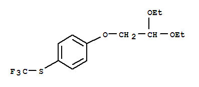 (4-(2,2-Diethoxyethoxy)phenyl)(trifluoromethyl)sulfaneStructure,864685-34-7Structure (4-(2,2-Diethoxyethoxy)phenyl)(trifluoromethyl)sulfane Structure,864685-34-7Structure