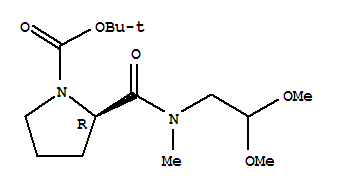 N-boc-d-proline (2,2-dimethoxy-ethyl)-methylamideStructure,864754-42-7Structure N-boc-d-proline (2,2-dimethoxy-ethyl)-methylamide Structure,864754-42-7Structure