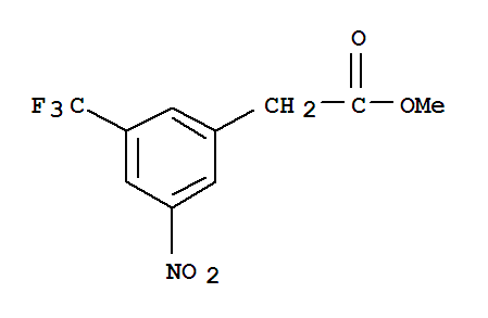 Benzeneacetic acid, 3-nitro-5-(trifluoromethyl)-, methyl esterStructure,866787-54-4Structure Benzeneacetic acid, 3-nitro-5-(trifluoromethyl)-, methyl ester Structure,866787-54-4Structure