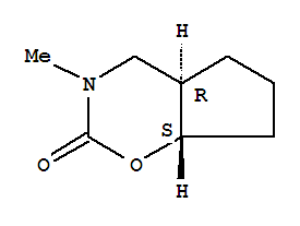 反式-(9ci)-六氫-3-甲基-環(huán)戊并[e]-1,3-噁嗪-2(3h)-酮結(jié)構(gòu)式_86984-43-2結(jié)構(gòu)式