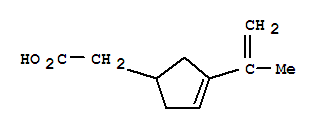 3-Cyclopentene-1-acetic acid, 3-(1-methylethenyl)-(9ci)Structure,87371-57-1Structure 3-Cyclopentene-1-acetic acid, 3-(1-methylethenyl)-(9ci) Structure,87371-57-1Structure