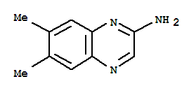 (5CI)-2-氨基-6,7-二甲基喹噁啉結(jié)構(gòu)式_874499-50-0結(jié)構(gòu)式