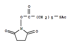 6-(Acetylthio)-hexanoic acid 2,5-dioxo-1-pyrrolidinyl esterStructure,874743-76-7Structure 6-(Acetylthio)-hexanoic acid 2,5-dioxo-1-pyrrolidinyl ester Structure,874743-76-7Structure