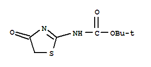 2-Methyl-2-propanyl (4-oxo-4,5-dihydro-1,3-thiazol-2-yl)carbamateStructure,879324-03-5Structure 2-Methyl-2-propanyl (4-oxo-4,5-dihydro-1,3-thiazol-2-yl)carbamate Structure,879324-03-5Structure