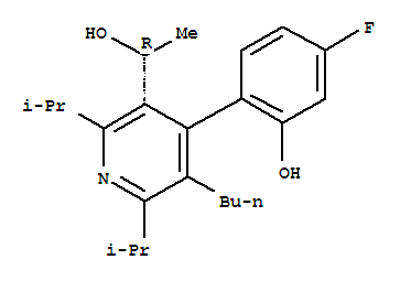 3-Pyridinemethanol, 5-butyl-4-(4-fluoro-2-hydroxyphenyl)-a-methyl-2,6-bis(1-methylethyl)-, (αR)-Structure,880343-35-1Structure 3-Pyridinemethanol, 5-butyl-4-(4-fluoro-2-hydroxyphenyl)-a-methyl-2,6-bis(1-methylethyl)-, (αR)- Structure,880343-35-1Structure