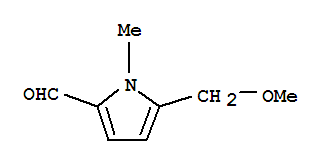 1H-pyrrole-2-carboxaldehyde, 5-(methoxymethyl)-1-methyl-(9ci) Structure,88065-99-0Structure