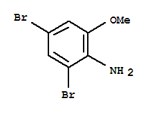 Benzenamine, 2,4-dibromo-6-methoxy-Structure,88149-47-7Structure Benzenamine, 2,4-dibromo-6-methoxy- Structure,88149-47-7Structure