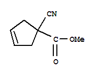 3-Cyclopentene-1-carboxylicacid,1-cyano-,methylester(9ci)Structure,88326-52-7Structure 3-Cyclopentene-1-carboxylicacid,1-cyano-,methylester(9ci) Structure,88326-52-7Structure