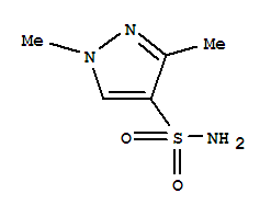 1H-pyrazole-4-sulfonamide,1,3-dimethyl-(9ci)Structure,88398-53-2Structure 1H-pyrazole-4-sulfonamide,1,3-dimethyl-(9ci) Structure,88398-53-2Structure