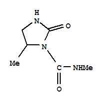 1-Imidazolidinecarboxamide, n,5-dimethyl-2-oxo-Structure,88408-07-5Structure 1-Imidazolidinecarboxamide, n,5-dimethyl-2-oxo- Structure,88408-07-5Structure