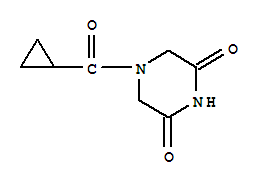 2,6-Piperazinedione,4-(cyclopropylcarbonyl)-(9ci)Structure,88519-11-3Structure 2,6-Piperazinedione,4-(cyclopropylcarbonyl)-(9ci) Structure,88519-11-3Structure
