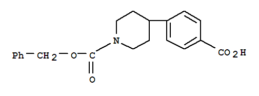 1-Cbz-4-(4-carboxy-phenyl)-piperidineStructure,885274-62-4Structure 1-Cbz-4-(4-carboxy-phenyl)-piperidine Structure,885274-62-4Structure