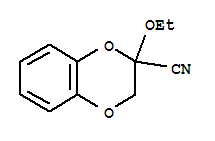 1,4-Benzodioxin-2-carbonitrile, 2-ethoxy-2,3-dihydro-Structure,887255-22-3Structure 1,4-Benzodioxin-2-carbonitrile, 2-ethoxy-2,3-dihydro- Structure,887255-22-3Structure