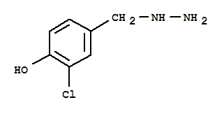 Phenol, 2-chloro-4-(hydrazinylmethyl)-Structure,887596-15-8Structure Phenol, 2-chloro-4-(hydrazinylmethyl)- Structure,887596-15-8Structure