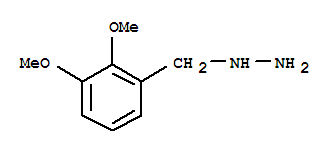 2,3-Dimethoxy-benzyl-hydrazineStructure,887596-42-1Structure 2,3-Dimethoxy-benzyl-hydrazine Structure,887596-42-1Structure