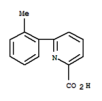 6-鄰甲苯-吡啶-2-羧酸結(jié)構(gòu)式_887983-38-2結(jié)構(gòu)式